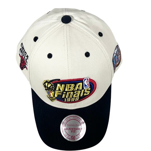 Mitchell & Ness 1998 NBA Finals Chicago Bulls vs Utah Jazz Snapback Hat New - Picture 5 of 12